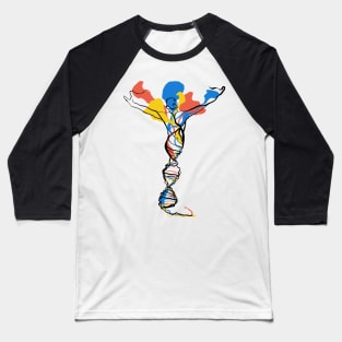 Single Line - DNA Activation Baseball T-Shirt